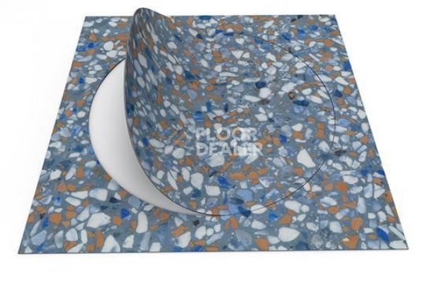 Виниловая плитка ПВХ FORBO Allura Material 63592DR7 blue terrazzo circle фото 1 | FLOORDEALER